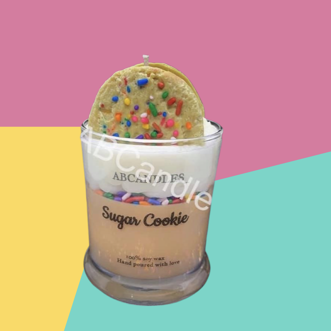 Sugar cookie candle